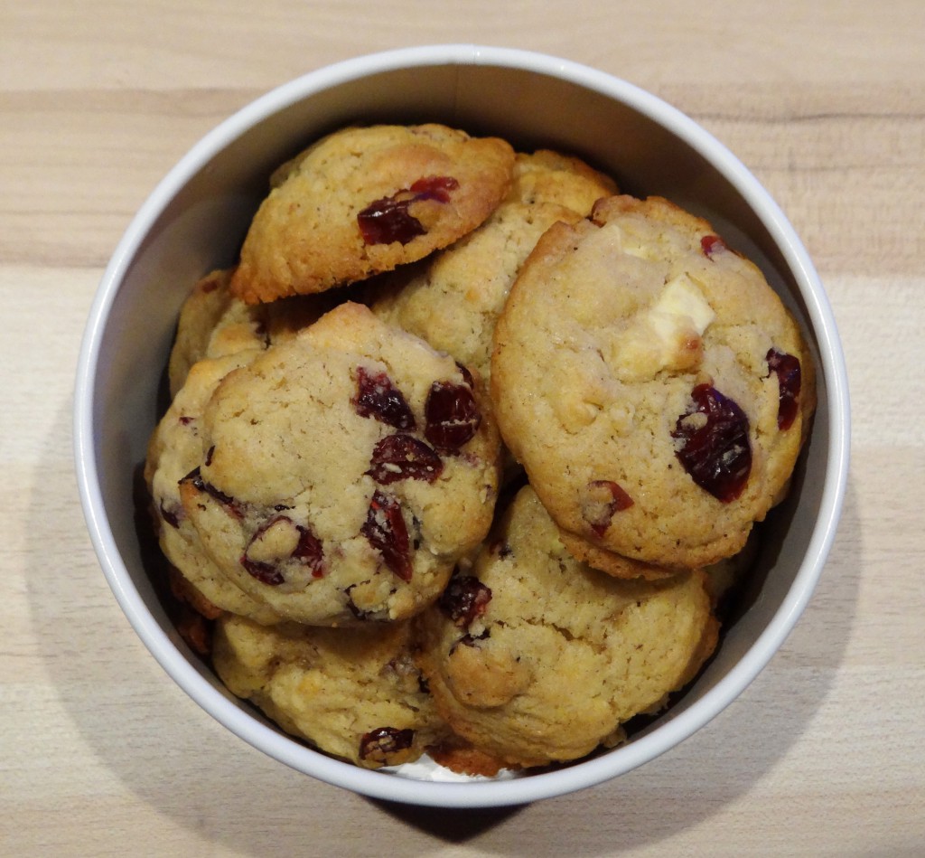 Cookies Cranberries Chocolat Blanc Et Cannelle - Little Muffins